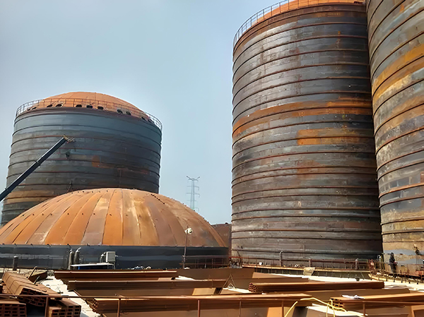 莱西焦粉钢板仓